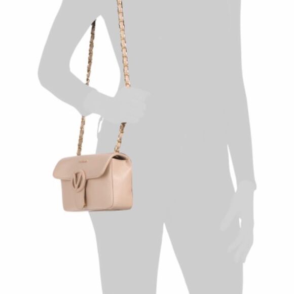 NWT VALENTINO BY MARIO LEATHER FLAP SHOULDER BAG WITH CHAIN STRAP - Picture 5 of 12